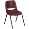 Emma and Oliver Ergonomic Shell Student Stack Chair - Classroom Chair / Office Guest Chair